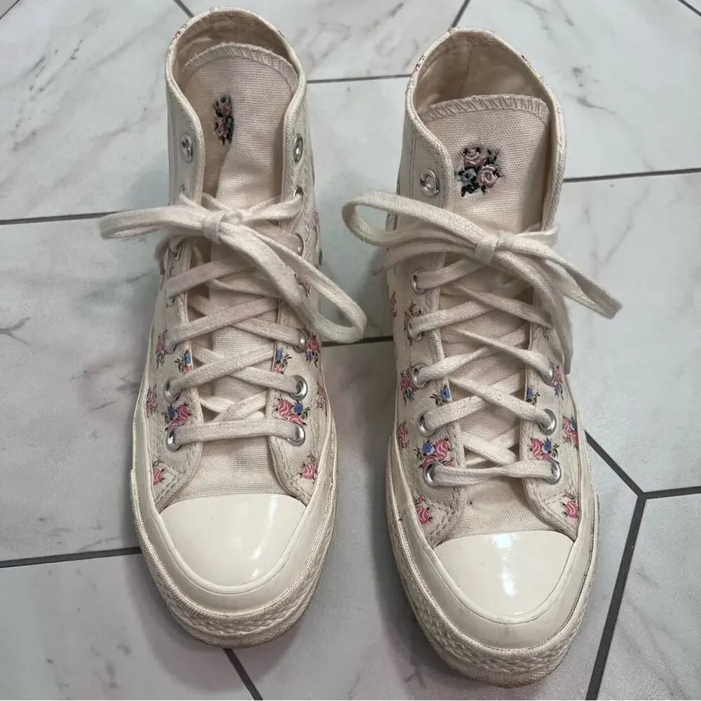 Converse Chuck Taylor All Star Gran-Z Patchwork Floral High-Top Sneaker Size 7